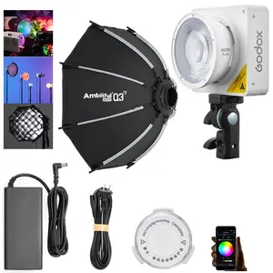 Deep Projection is suitable for the Godox ML60/100/AD300PRO fill light quick-disconnect grille soft light hood for outdoor photography portable Ambitful Q3 quick-install octagonal soft light box.