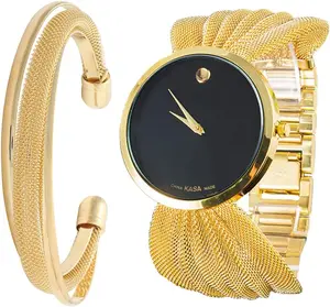 Elegant Womens Watch and Bracelet Set, Mothers Day Gifts for Mum Wife, Birthday Gifts for Women Sister Girlfriend, Valentines Day Gifts for Her