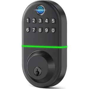 Keypad Deadbolt, Fingerprint Door Lock,Keyless Entry Digital Lock for Front Door,  Deadbolt,Easy Installation