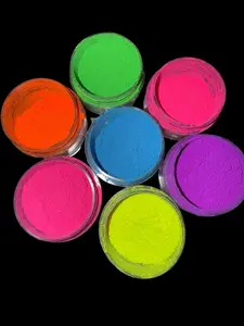 VRCAKERY Neon Food Coloring Powders - 7 Vibrant Colors for Baking, Icing, and Crafts - Food-Grade Formula, Strong Tinting Strength, Easy to Use