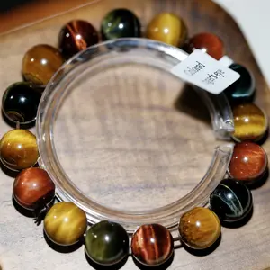 【Colored Tiger's Eye】Colorful tiger eye bracelet red tiger eye blue tiger eye yellow tiger eye cat's eye bracelet for men and women