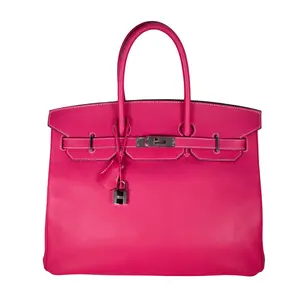 Pre-owned HERMÈS Epsom Tote Bags Birkin 35 Rose Tyrien