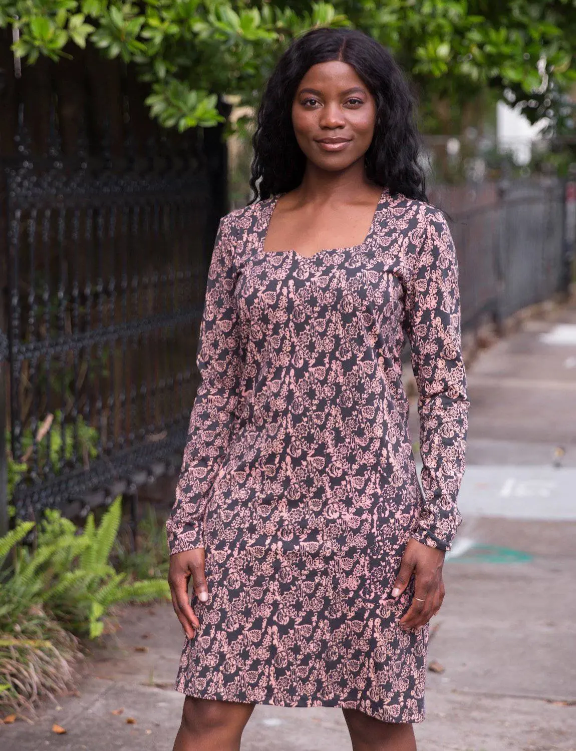 Evelina Organic Dress Cotton Long Sleeve