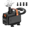 AquaMiracle Amphibious Submersible Aquarium Pump (600/880/1050/1200GPH) - Flow Control, Easy Maintenance, Epoxy Resin Motor, Handle for Ease of Carry, for Fish Tanks, Fountains, Waterfalls, Horticulture, Hydroponics, Fresh and Marine Water