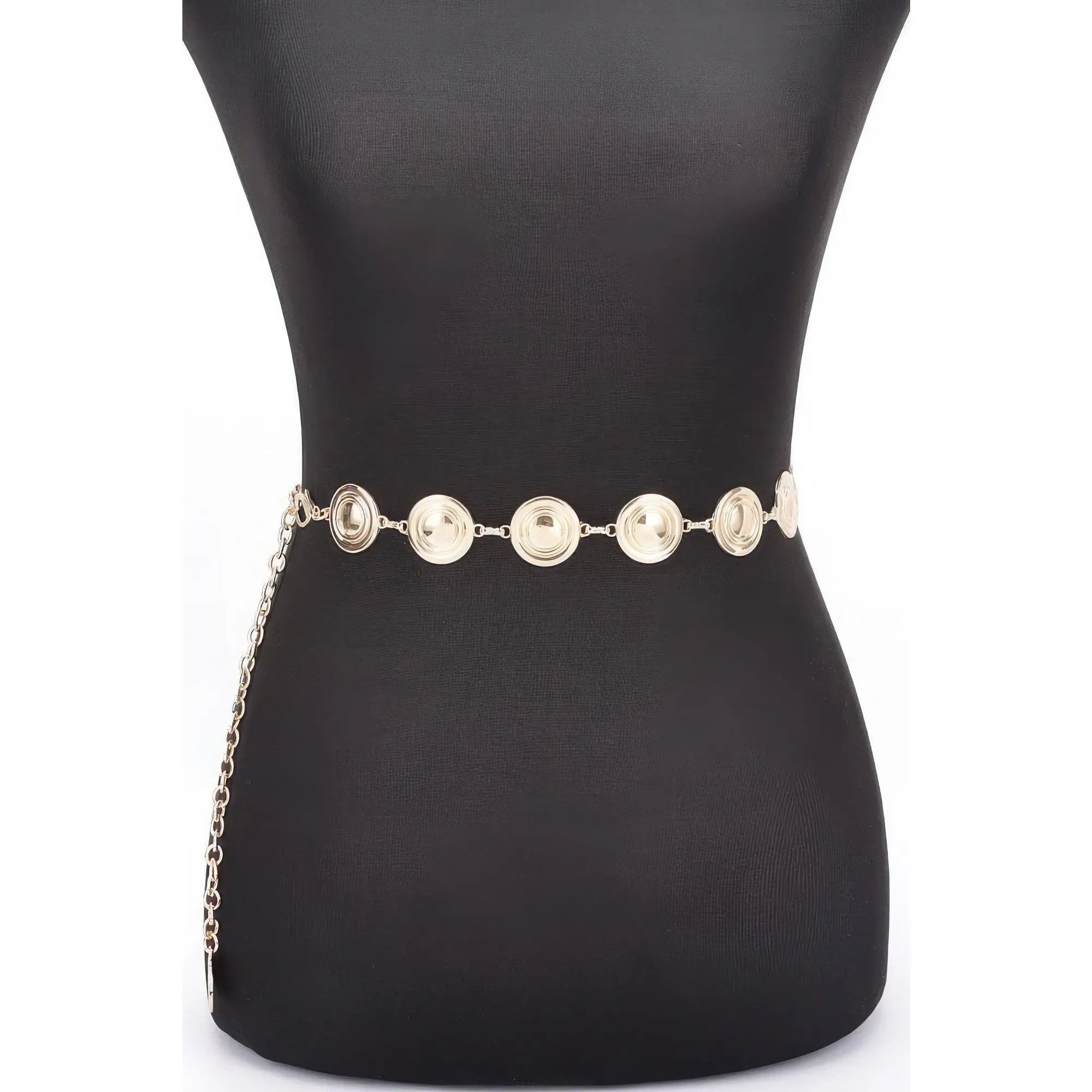 Round Metal Chain Belt