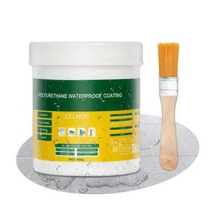 300g Invisible Waterproof Agent Anti-Leakage Agent, Sealer Mighty Paste, Transparent Waterproof Glue Insulating Sealant Polyurethane Coating for Home Bathroom Roof