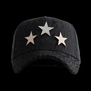 BARBAS X CT – ROCKSTAR 7 CT Edition Snapback –High-End Streetwear Cap Featuring Metallic Embroidery & Rockstar Style Luxury Design