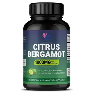 Citrus Bergamot Health Supplement,Supports Cardiovascular Health and Immune Health,120 Capsules