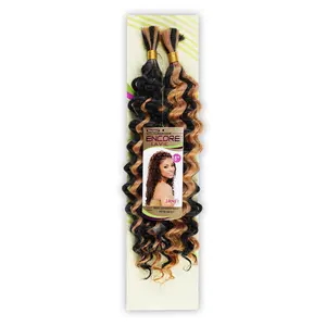 Janet Collection Human Hair Blend Braids Encore La Vie New Deep Bulk (16-24")