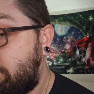 PAIR of Stunning Organic Amethyst Stone Double Flare Tunnels - Gauges 2g up to 1" (25mm)