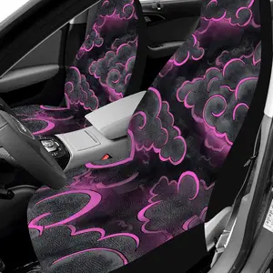 [Car Seat Covers Full Set] Universal Car Seat Covers for 5 Seats | Breathable Washable Car Seat Protector Mystical Dark Cloud Neon Pattern Car Seat Sun Cover Car Seat Covers Front Seats 2 Pieces Stylish Auto Interior Decoration
