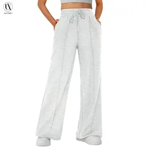 AUTOMET Women’s Wide Leg Sweatpants High Waisted Baggy Flared Pants Drawstring Athletic Joggers AUTOMET Women’s Wide Leg Sweatpants High Waisted Baggy Flared Pants Drawstring Athletic Joggers