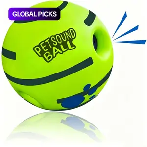 Pet Sound Toy Ball, Silicone Dog Treats Dispenser Ball, Interactive Dog Training Ball, Interactive Pet Chew Toys, Fun Indoor and Outdoor Dog Toy, Durable Chew #GLOBAL PICKS