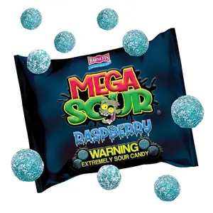 Barnetts Mega Sour, Raspberry - The World’s Sourest Candy!