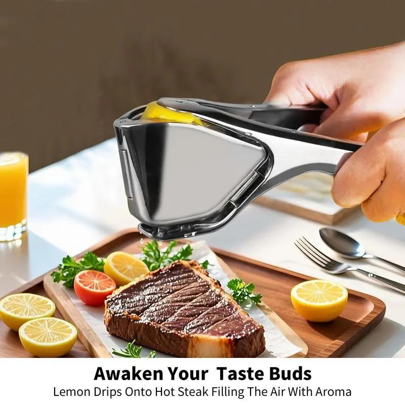 Manual Lemon Squeezer (Patented) & Pomegranate Juicer — Creative Household Orange Juicing Tool and Fruit Squeezer