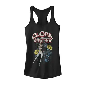 Juniors Womens Marvel Cloak and Dagger Children Racerback Tank Top