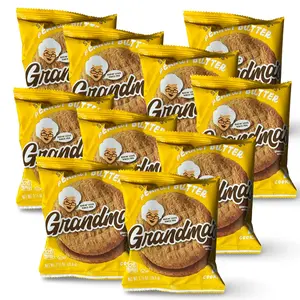 Grandma's Peanut Butter Biscuits, 10-Pack Snack with Chocolate & Vanilla Options, Moderate Sugar Content Grandma's Peanut Butter Biscuits, 10-Pack Snack with Chocolate & Vanilla Options, Moderate Sugar Content