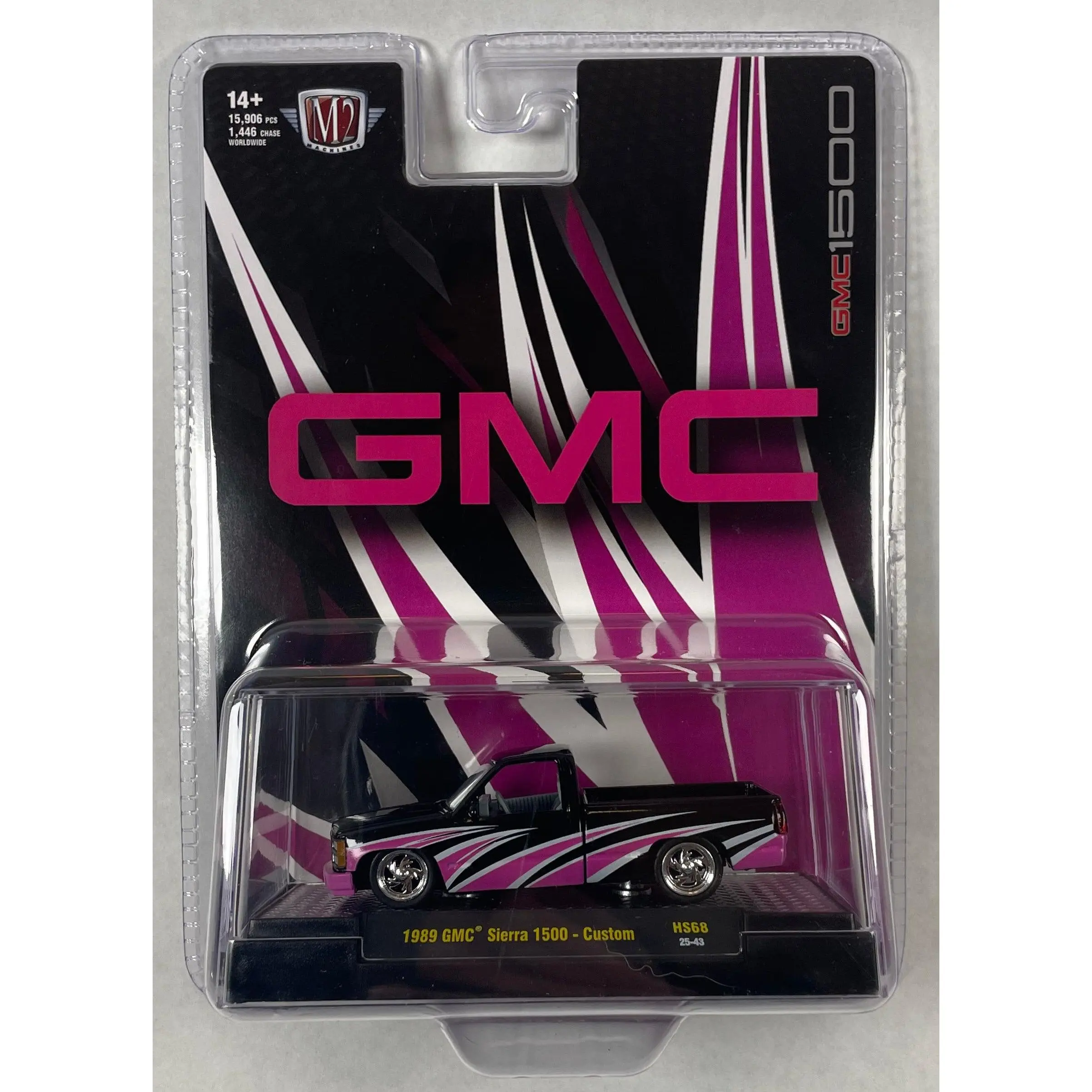 M2 1:64 Hobby Edition GMC 1989 Sierra 1500 Custom Black