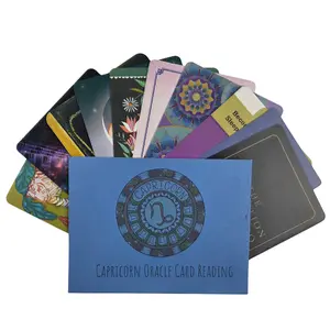 Capricorn Zodiac Oracle Card Buffet Reading — Personalized 10-Card Spread, 10 Intuitively Drawn Oracle Cards with Meanings on Them