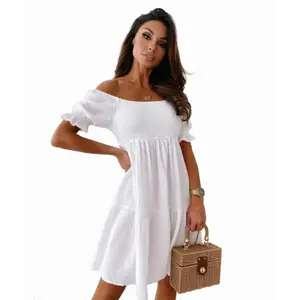 independent website hot sale: summer backless one-shoulder long dress red