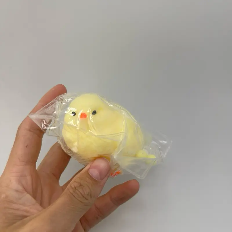 Chicken Squishy Stress Relief Toy, Quick Stress Relief Moments Accessory, Ice Cube-Textured Fidget Toy for Everyone, 12 Years Above, Anyone