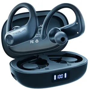 45H Battery TREBLAB X3 Pro - Wireless Earbuds with Charging Case - Audio Bluetooth Headphone