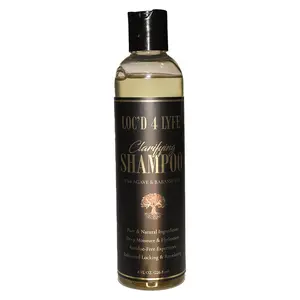 LOC'D 4 LYFE Clarifying Shampoo – 8 oz | Organic Agave & Babassu Oil for Scalp Health | Detoxifies, Strengthens Follicles & Refreshes Dull Hair