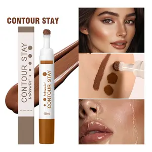 6-colour liquid contouring, contouring stick, dual-ended contouring, contouring pen, liquid contouring pen, one-stroke application, no fallout, highlighting and contouring