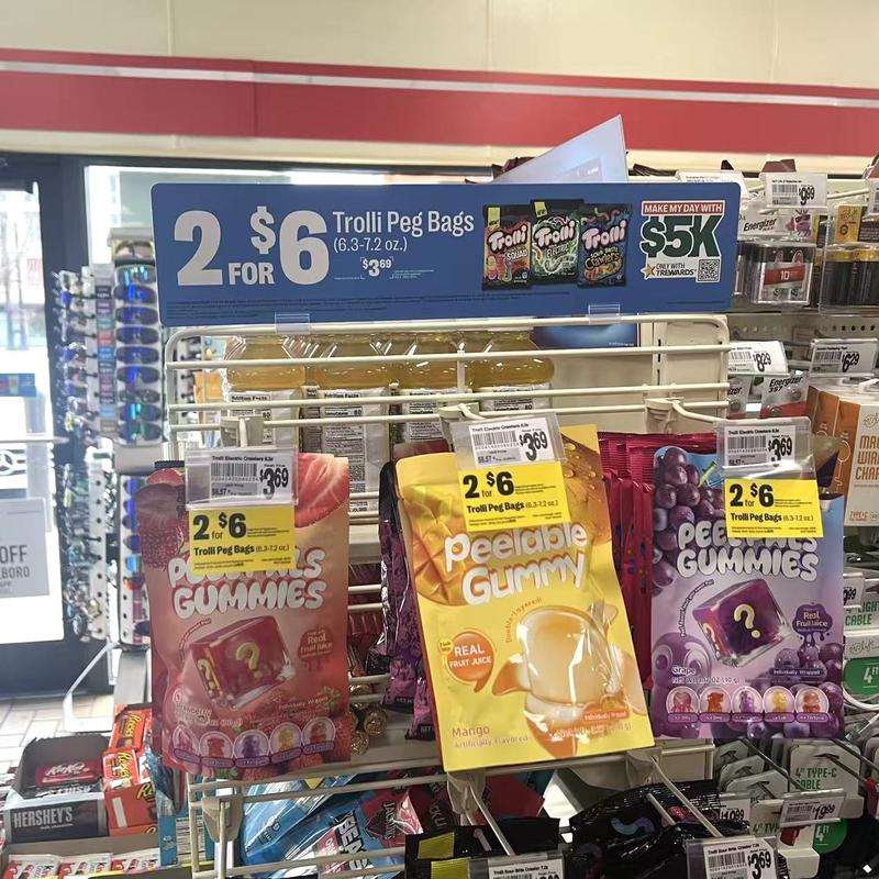 Peelerz Gummy Candy, Peelable Fruit Candy, 8 Bags (2 Each Flavor) Clinkers Candy Peelable Gummy Candy Variety Pack - 4 Flavors - Made with REAL fruit Juice, Individually Wrapped, Double-Layered, Chewy Fruity Rolls, Fun Peeling and Gummy Snack