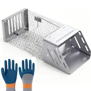 Humanitarian Mouse Trap Set, Automatic Recirculating Mouse Catcher, Live Capture Without Killing, Indoor Outdoor Use, Small Animal Cage