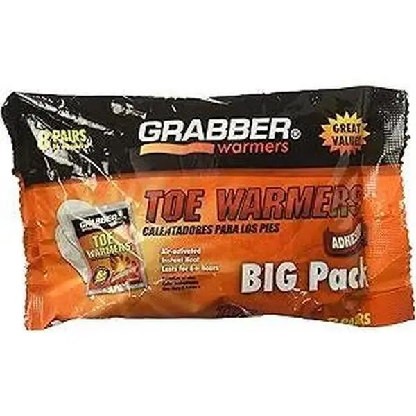 Grabber Toe Warmers 8-Pack