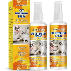 Cat Deterrent Spray for Pee, 2Pack 4oz Dog Urinating Repellent Spray, Anti Scratch Furniture Fabric Protector, Pet Corrector Air Spray for Scratching, Kitten Behavior Training, No Chew Marking Indoor