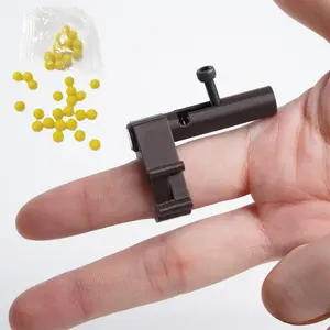 Prank Ring Gun Toy Mini Loading Launcher for Anxiety Relief & Stress Decompression Perfect for Kids & Adults Safe Indoor Use