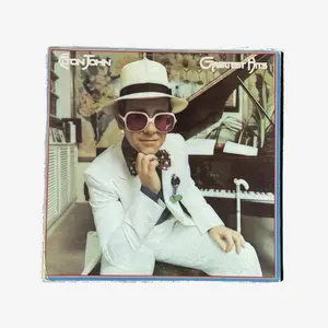Elton John Greatest Hits Vintage Record Vinyl