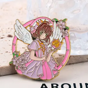 Magical Girl Cardcaptor Sakura Metal Enamel Pin Badge, Charm, Accessories, Anime Peripheral, Collectible Jewelry, Perfect Gift for Fans