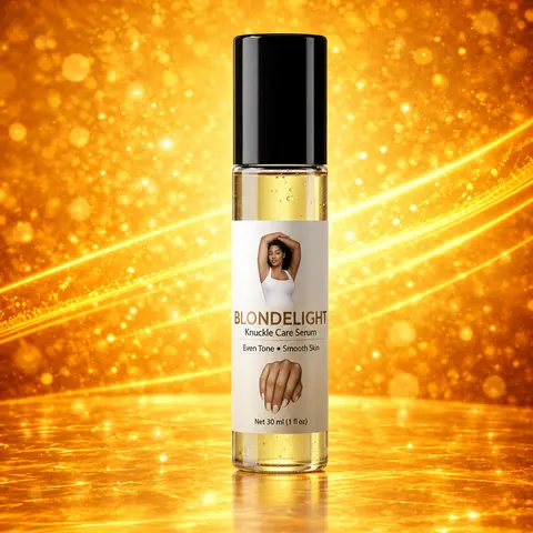 BLONDELIGHT Knuckle Care Serum - 30ml Nourishing Aloe Oil-Infused Body Moisturizer, Absorbs Easily Lightweight Treatment for Dry Skin Adults, 18 Months Shelf Life, Contains Neither Harmful Additives, Single Item