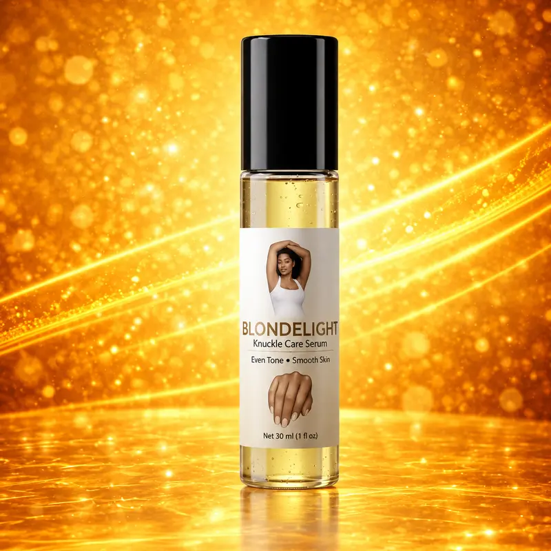 BLONDELIGHT Knuckle Care Serum - 30ml Nourishing Aloe Oil-Infused Body Moisturizer, Absorbs Easily Lightweight Treatment for Dry Skin Adults, 18 Months Shelf Life, Contains Neither Harmful Additives, Single Item