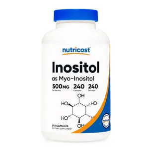 Nutricost Inositol Capsules 500mg, 240 Capsules - Veggie Capsules, Non-GMO, Gluten Free (Myo-Inositol)