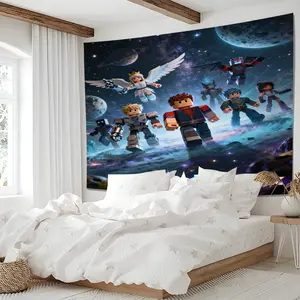 Roblox Patterned Tapestries For Home Decor, Fashionable Room Flags, Unique Wall Art For Living Rooms And Bedrooms, Gifts For Children And Teenagers