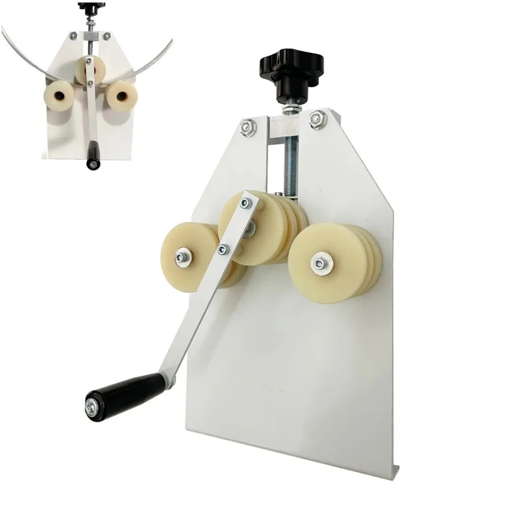 YOKOMA Aluminum Bar Bending Machine Meal Bar Pipe Arc Bender Aluminum Strip Roller