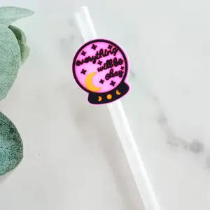 Crystal Ball Straw Topper