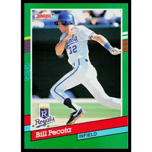 Bill Pecota 1991 Donruss #672b Kansas City Royals