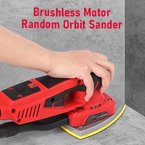 GARVEE Electric Detail Sander with 12 Sanding Paper, 350W Brushless Motor Mouse Sander, Powerful & Low Vibration, 10000 RPM, For Wood Working, Polishing, Carpentry