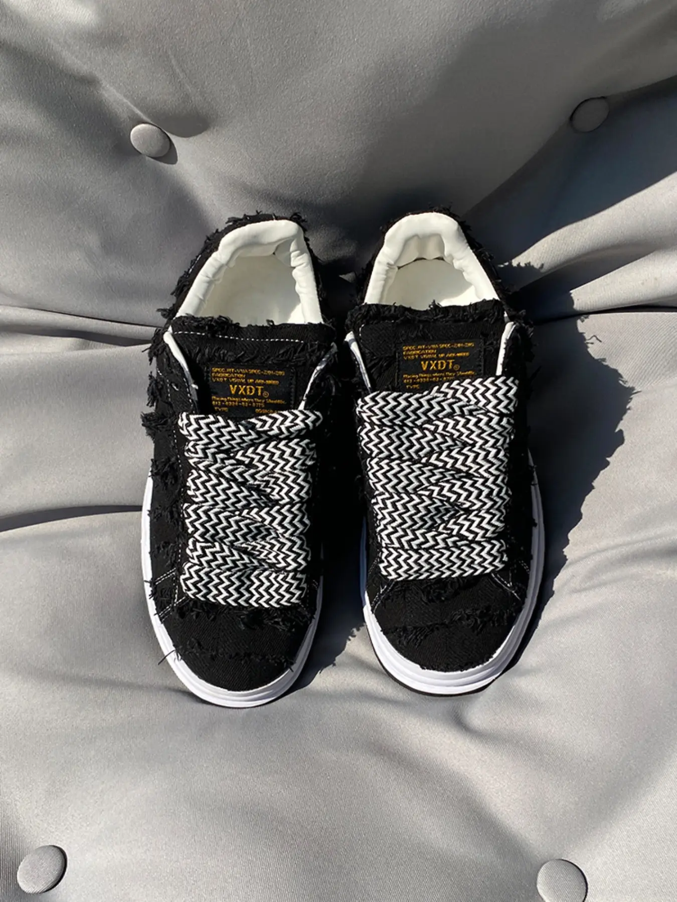 Men's Plaid Low-Top Casual Shoes, Sneakers, Flat Sneakers, Walking Shoes, Trainer, Casual Trainers, Sports Shoes, Canvas Upper, Rubber Sole, Trendy Checkerboard Design, All Season Footwear