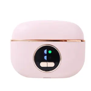 Electric Automatic Nail Clipper - 2 in 1 Auto Finger Cutter and Polishing Grinder for Baby Senior Adults - Rechargeable Cordless USB Battery Fingernail Trimmer