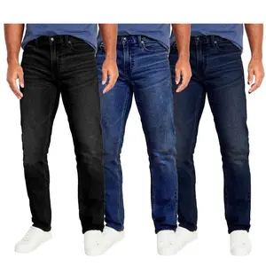 New 3-Pack Men's Flex Stretch Slim Straight Jeans