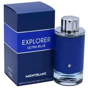 Explorer Ultra Blue by Mont Blanc for men EDP 6.8 oz 6.7 New in Box
