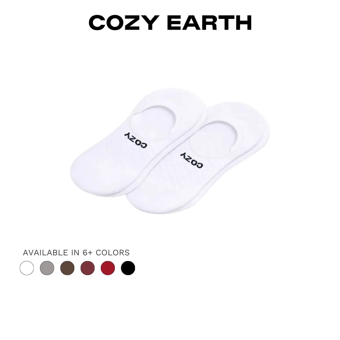 Essential No-Show Socks | Unisex, Comfortable, Slip-Free, Cushioned Footbed for All-Day Wear | Available in 2, 4, 6, 8 Pack
