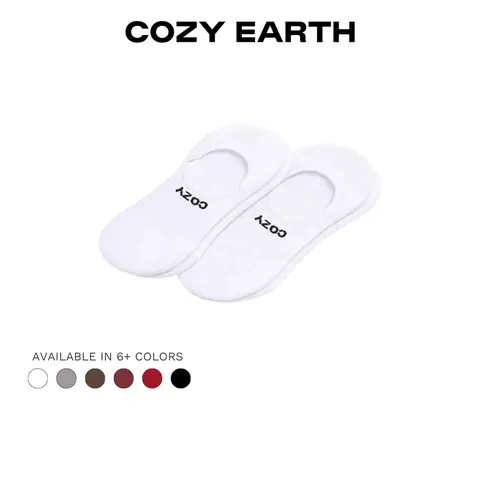 Cozy Earth Women's Soft Comfortable Below the Ankle No-Show Socks - Cotton, Seamless, Plain, Fit, Slip-Free, Cushioned Footbed, Diamond Arch Hold, Dry-Feeling, Supportive Lightweight Sweat Absorbing Everyday Wear - 2,4,6,8 Packs, Soft Comfortable No Show