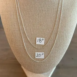 18” or 20” Basic Sterling Silver 925 Chain